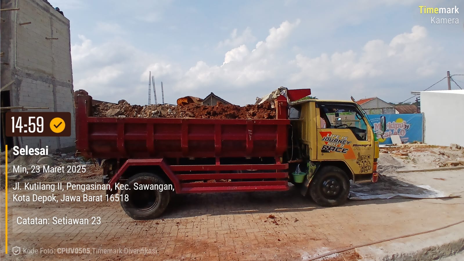Dokumentasi Jasa Pengurugan Tanah Merah